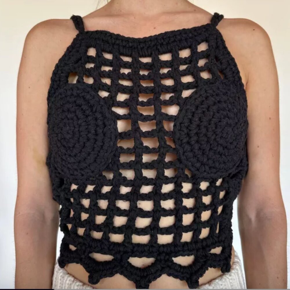 Nia Thomas Chi Chi Top M NEW